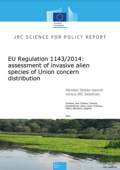 Assessment of invasive alien species of Union concern distribution