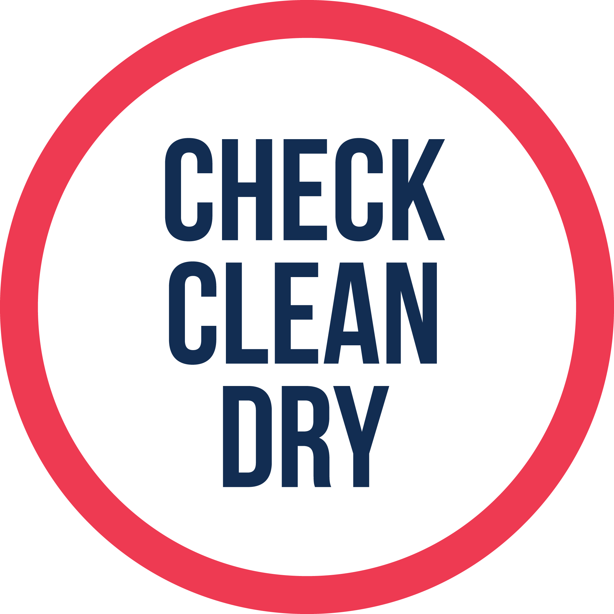 Check Clean Dry